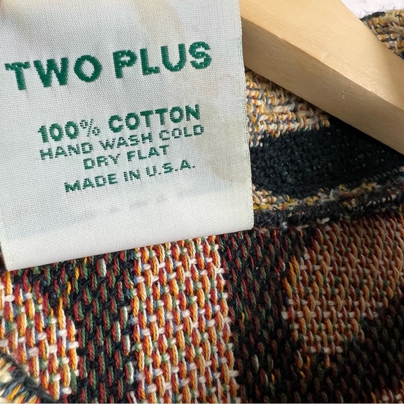 Vintage Sugar Street Weavers Nature Animals Button Jacket Large - Picture 8 of 8